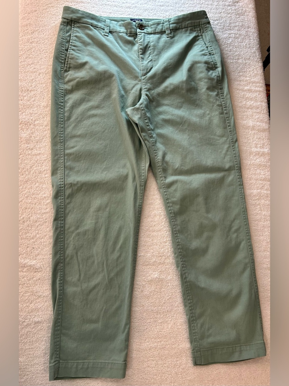 J.Crew High-Rise Girlfriend Chino Pants Sage Green Size 12